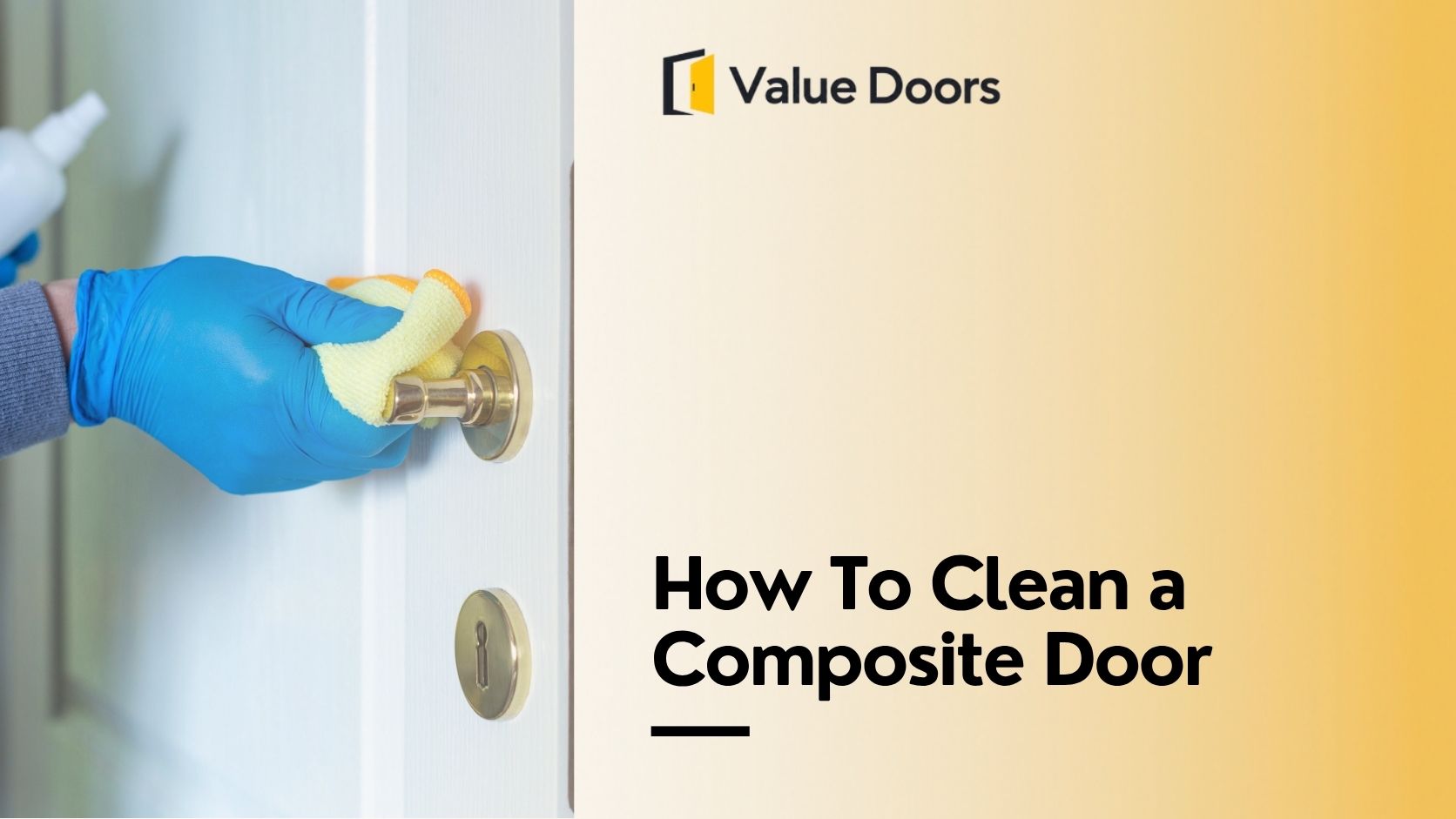 How To Clean a Composite Door