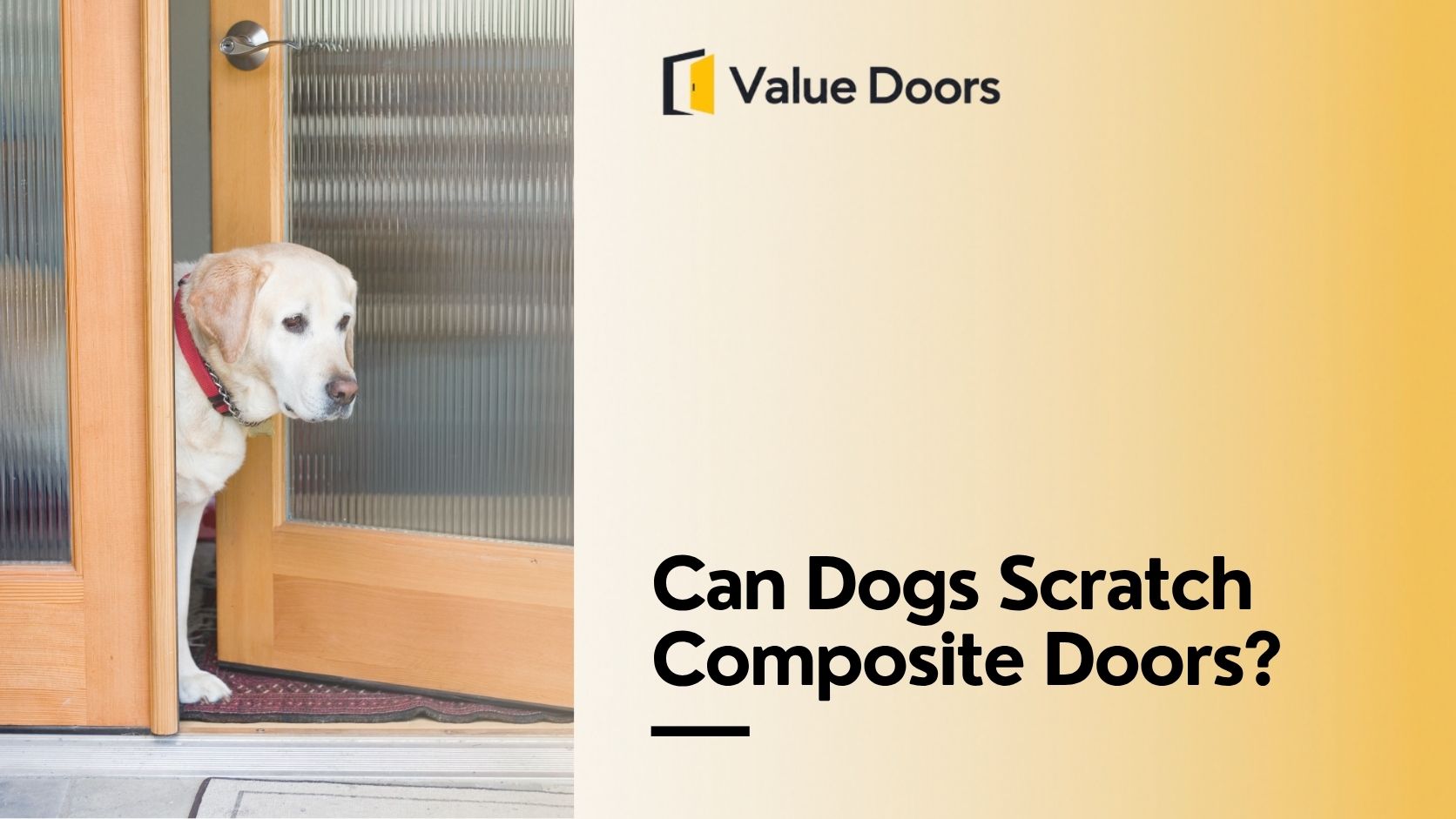 Can Dogs Scratch Composite Doors?