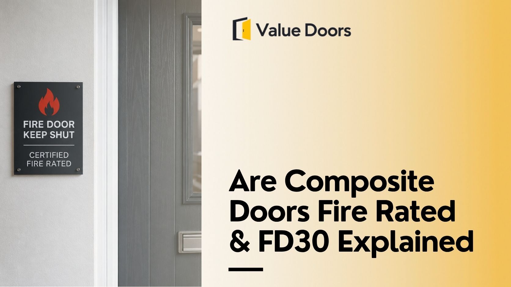Are Composite Doors Fire Rated & FD30 Explained