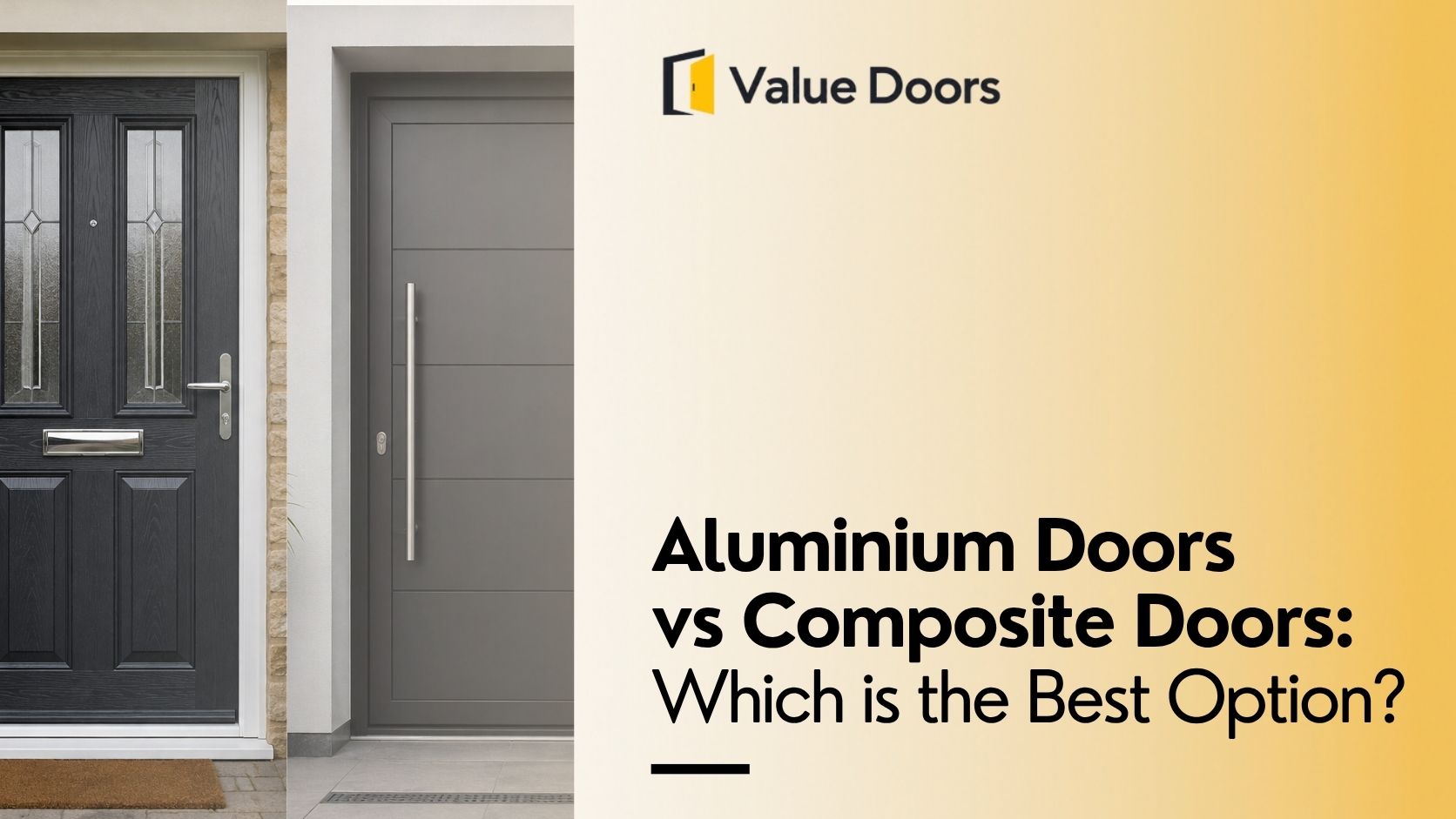Aluminium Doors vs Composite Doors - Which is the Best Option?