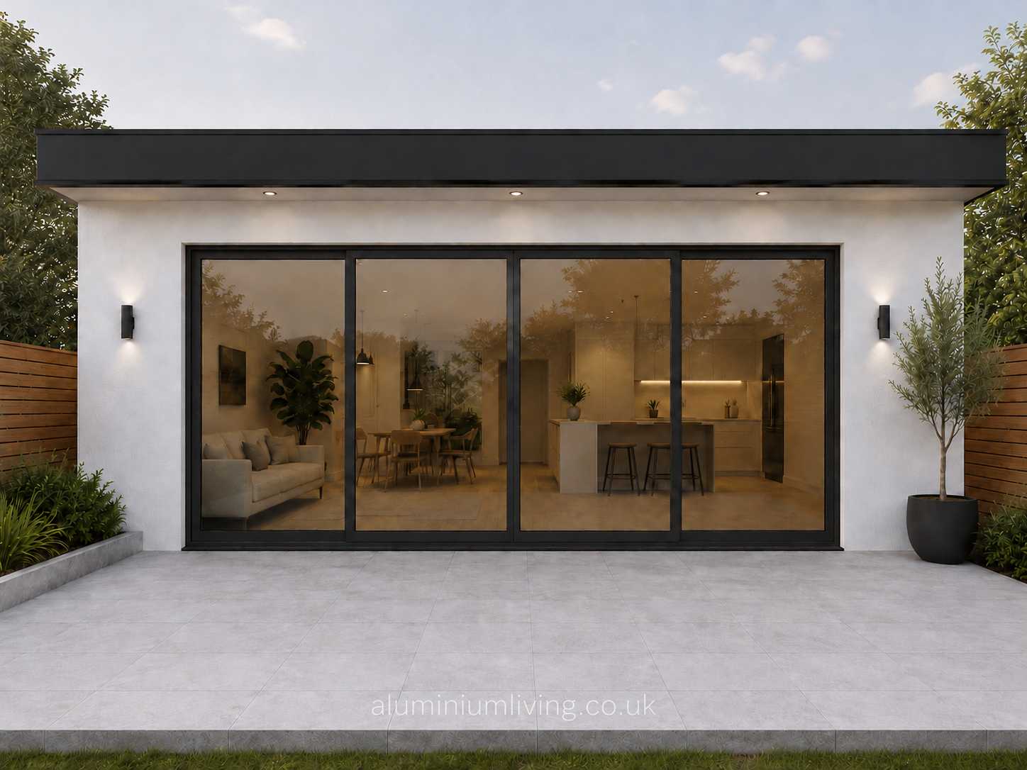Aluminium sliding patio doors