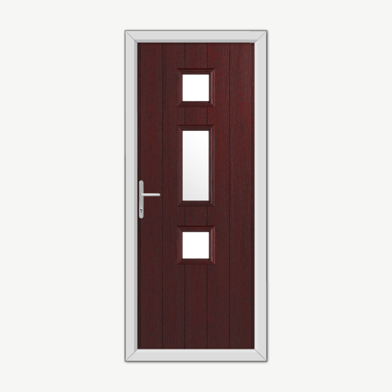 York Rosewood Composite Door image 0