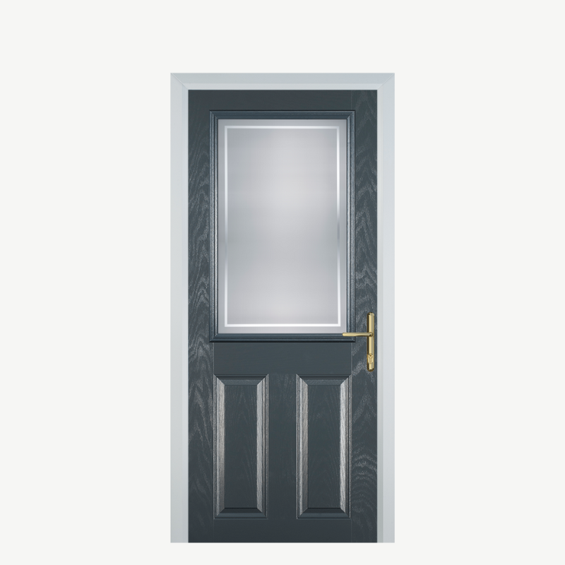 Door F 2 Panel 1 Square Grey Enfield image 0