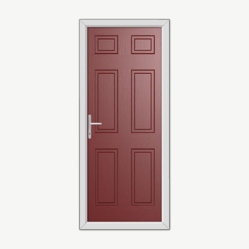 Middleton Solid Red Composite Door image 0