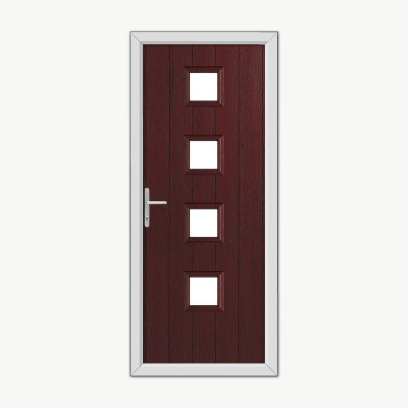 Hamilton Rosewood Composite Door image 0