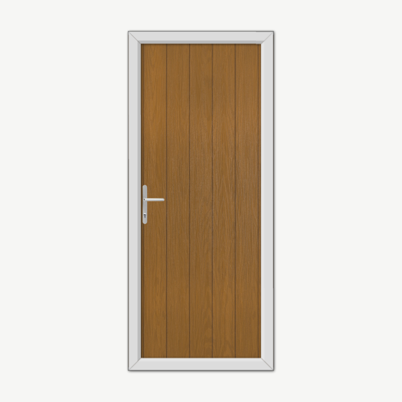 Norfolk Solid Oak Composite Door image 0