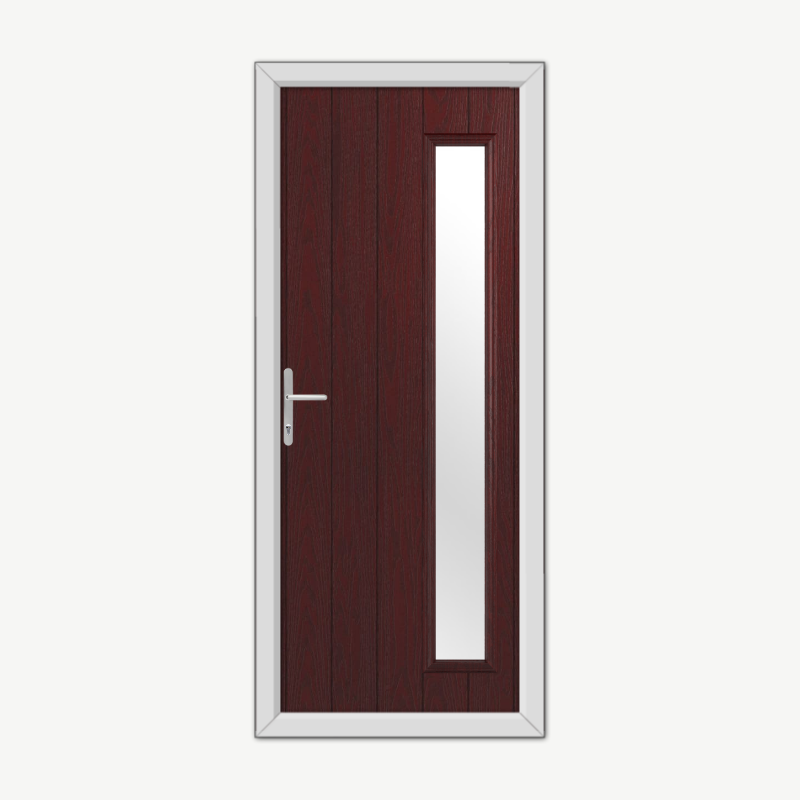 Sutherland Burgundy Composite Door image 0