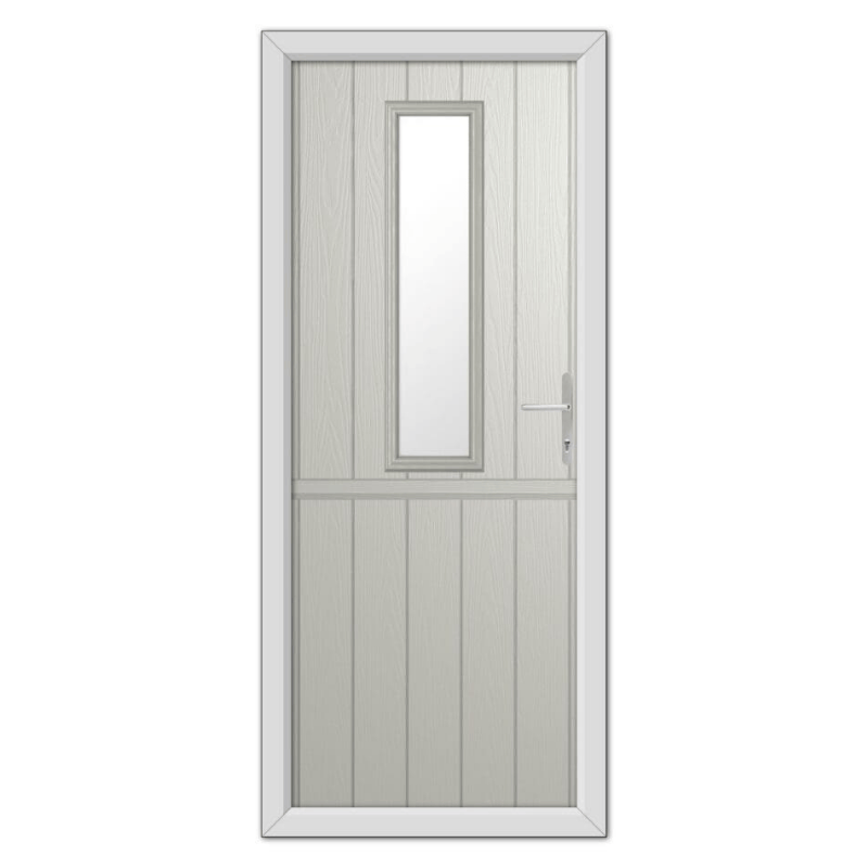 Agate Grey Mowbray Stable Composite Door 48mm Timber Core image 0