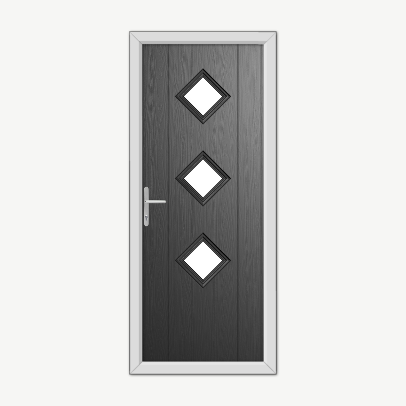 Richmond Black Composite Door image 0