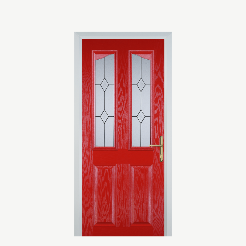 Door B 2 Panel 2 Angle Poppy Red (High Gloss) Classic image 0