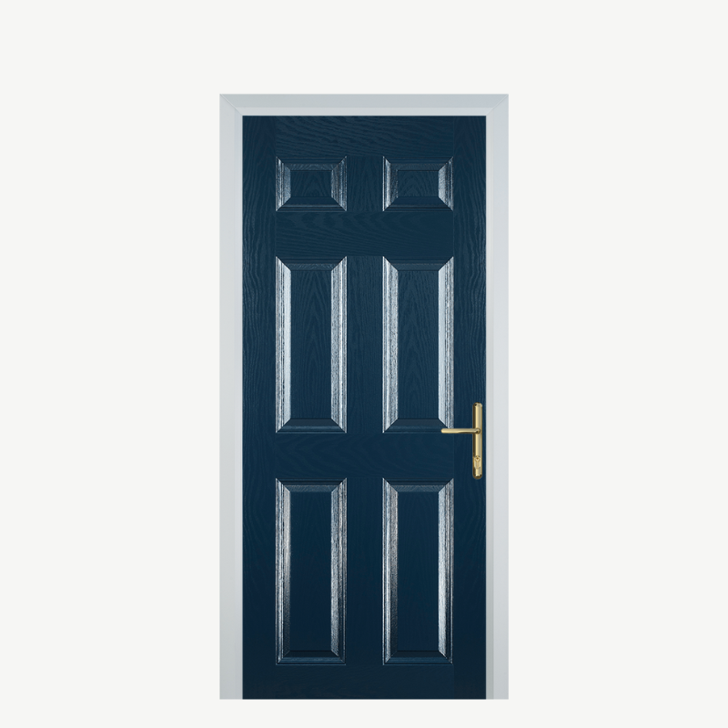 DoorH 6 Panel Blue image 0