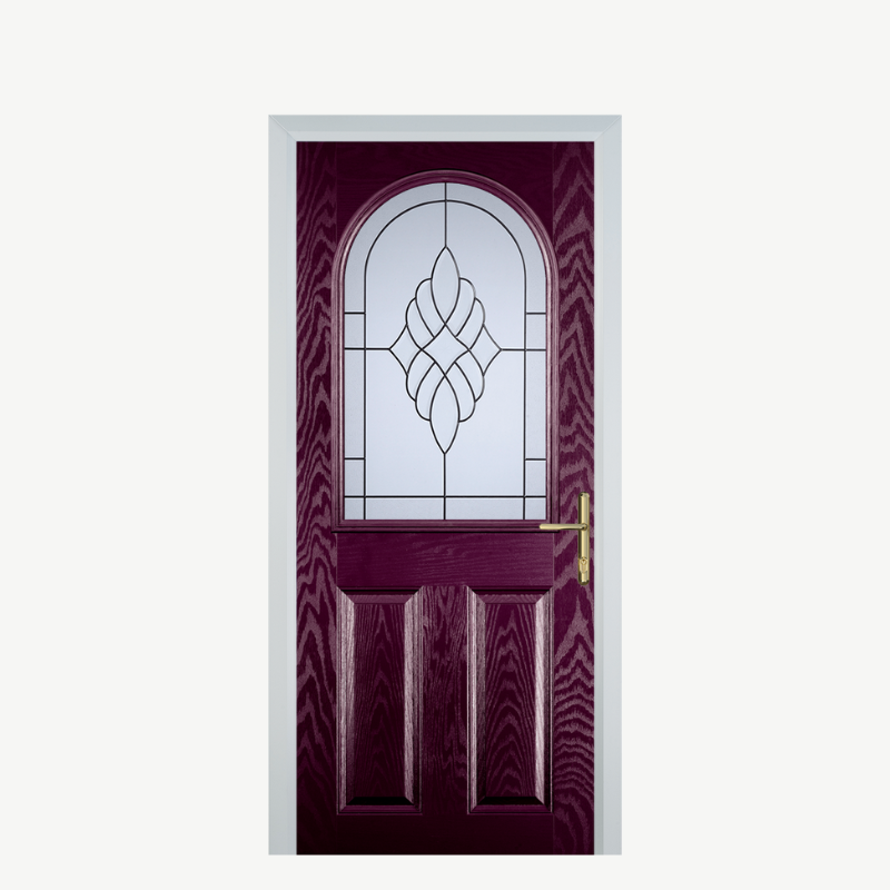 Door E 2 Panel 1 Arch Purple Violet Crystal Eternity image 0