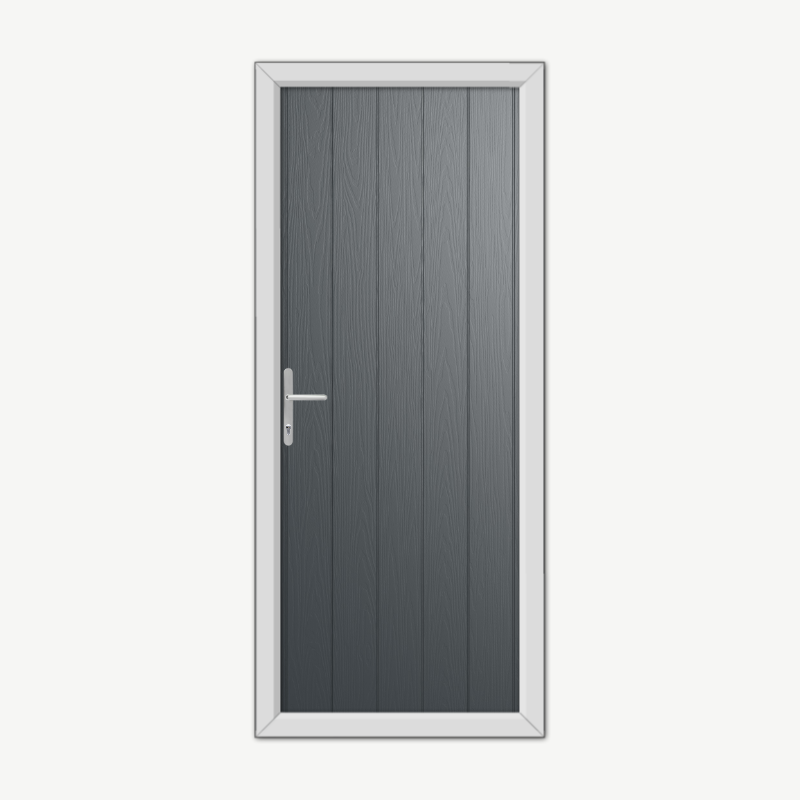 Norfolk Solid Anthracite Grey Composite Door image 0