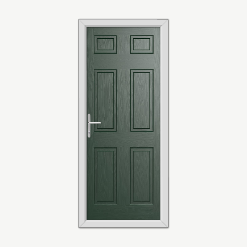 Middleton Solid Green Composite Door image 0