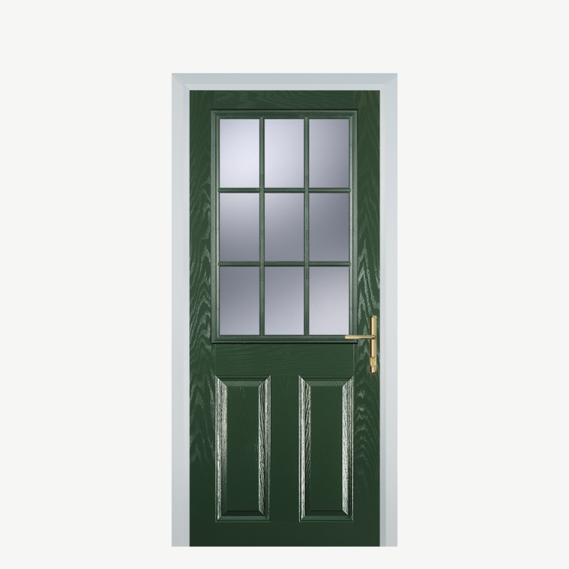 DoorK 2 Panel 1 Grill Green image 0