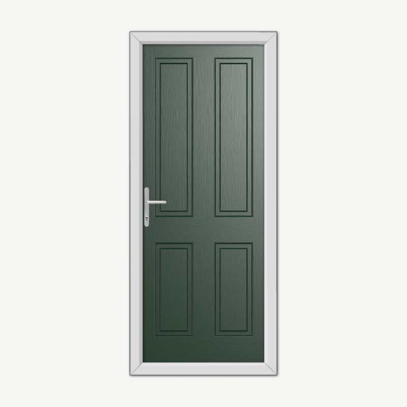 Whitmore Solid Green Composite Door image 0