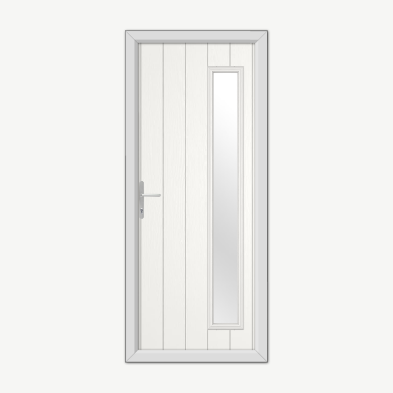 Sutherland White Composite Door image 0