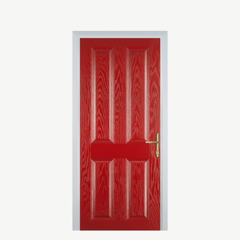 DoorQ 4 Panel Red image 0