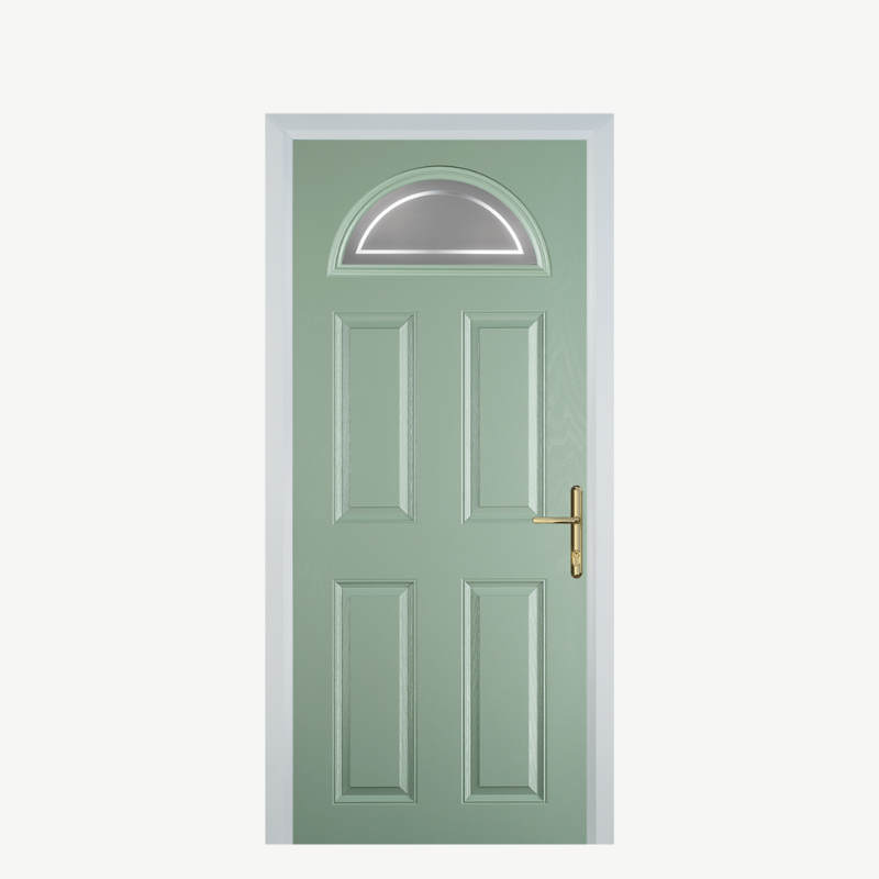 Door D 4 Panel 1 Arch Chartwell Green Enfield image 0