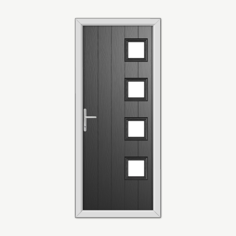 Sussex Black Composite Door image 0