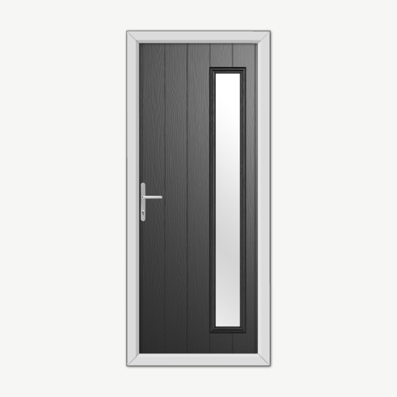 Sutherland Black Composite Door image 0