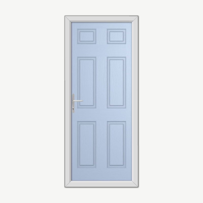 Middleton Solid Duck Egg Blue Composite Door image 0