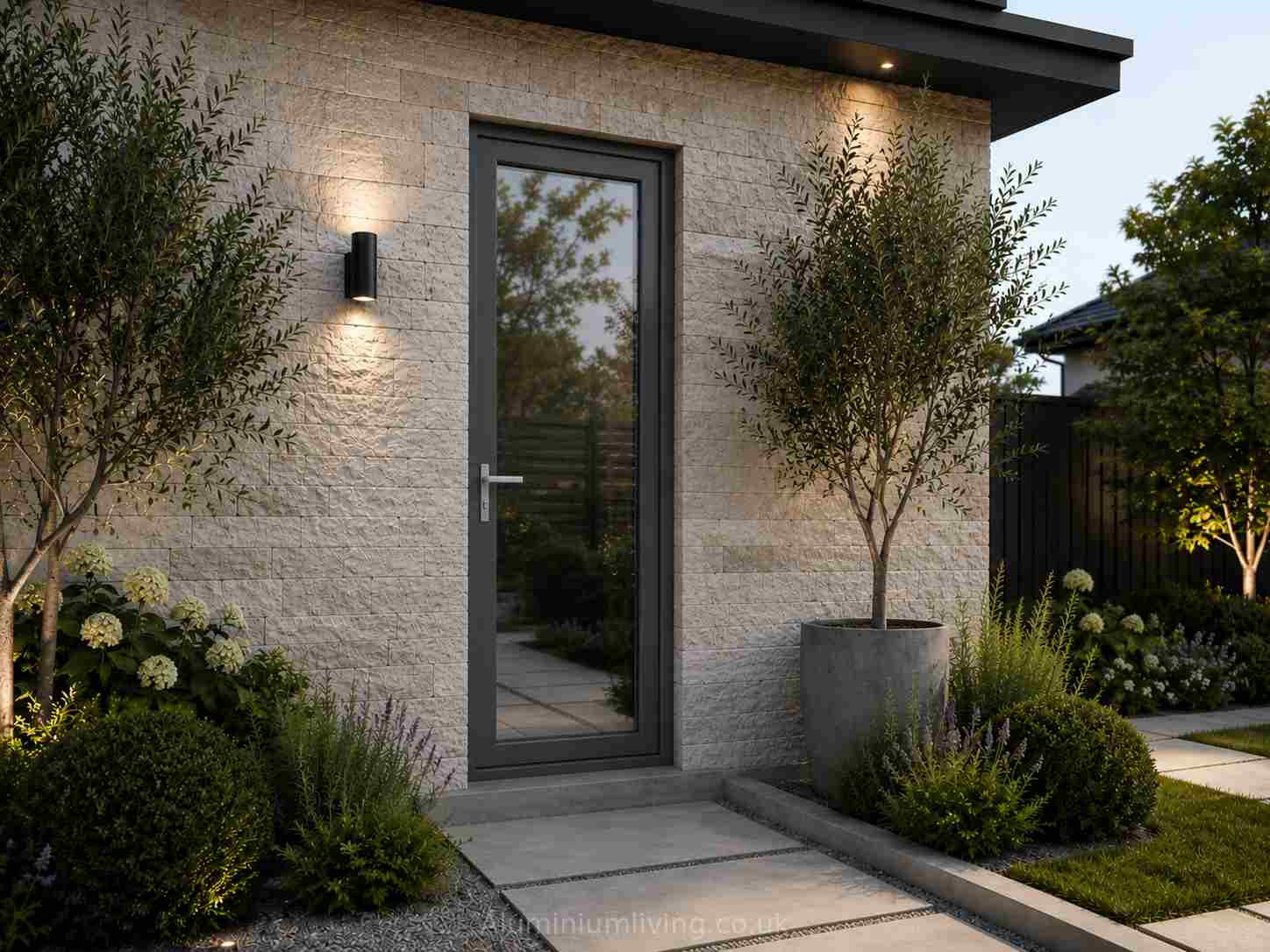 Single Anthracite Grey Aluminium Door-thumbmail-1