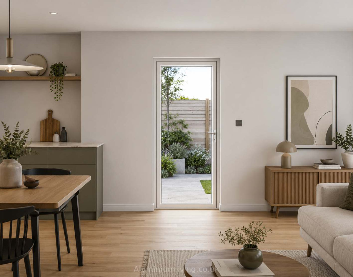 Single White Aluminium Door-thumbmail-2
