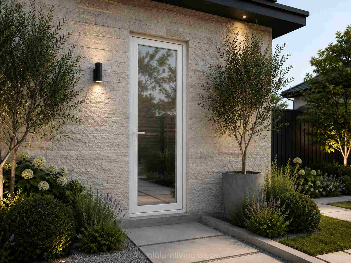 Single White Aluminium Door-thumbmail-1