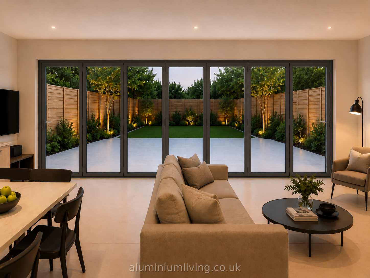 6 Panel Anthracite Grey Aluminium Bifold Door-thumbmail-2