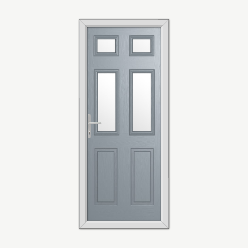 Middleton Glazed 4 Pebble Composite Door image 0