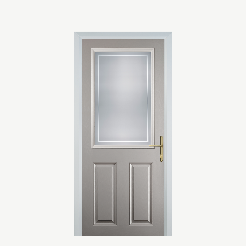 Door F 2 Panel 1 Square Agate Grey Enfield image 0