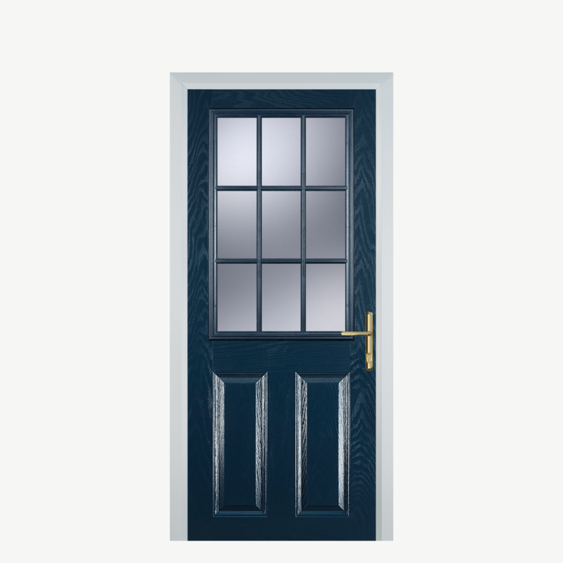 DoorK 2 Panel 1 Grill Blue image 0
