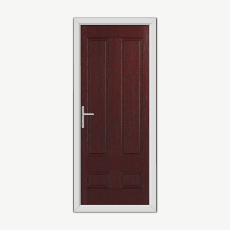 Aston Solid Rosewood Composite Door image 0