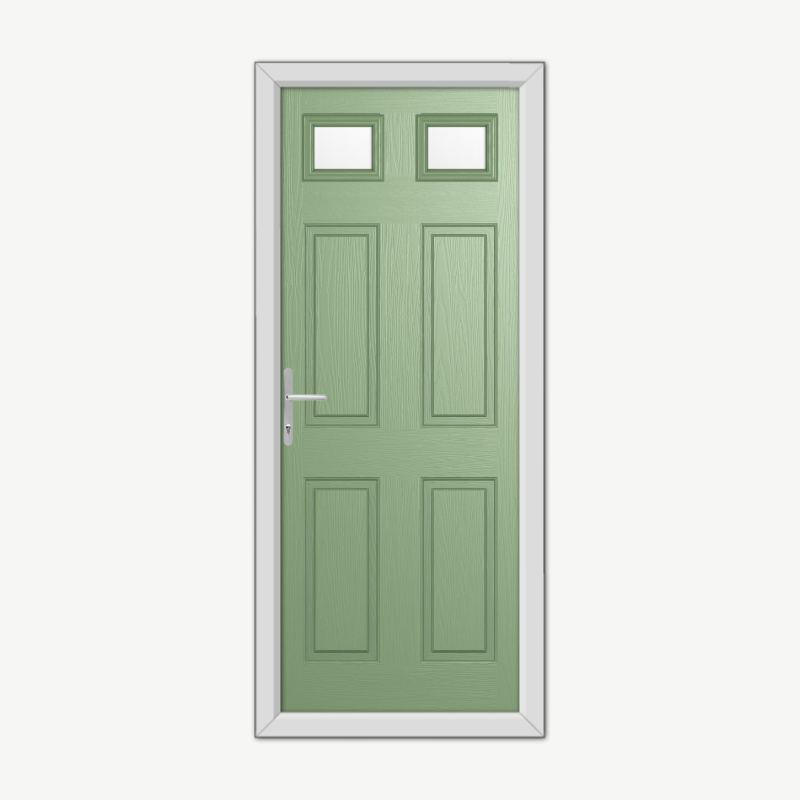 Middleton Glazed 2 Sage Green Composite Door image 0