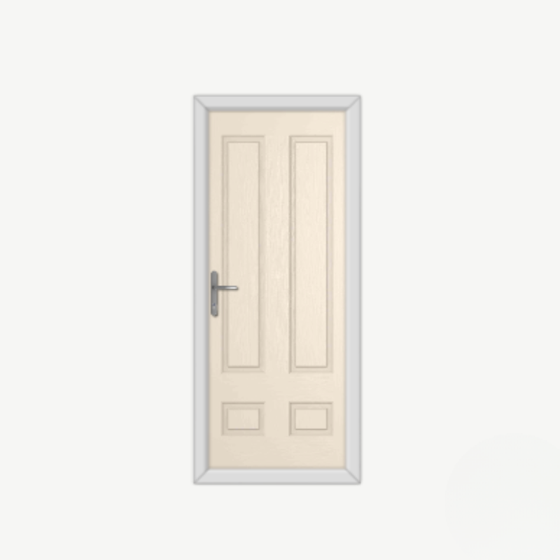 Aston Solid Cream Composite Door image 0