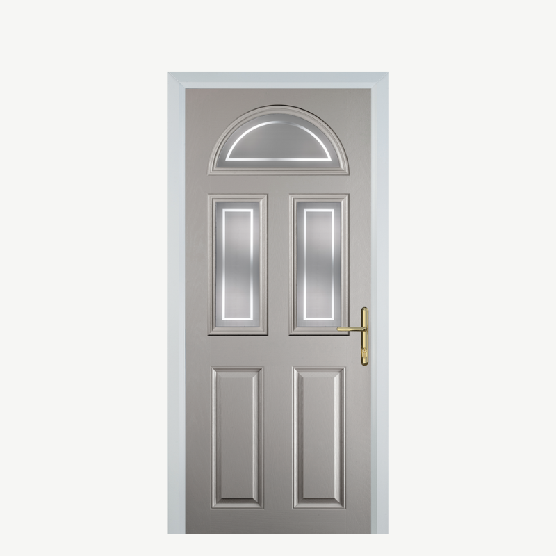 Door G 2 Panel 1 Arch Agate Grey Enfield image 0