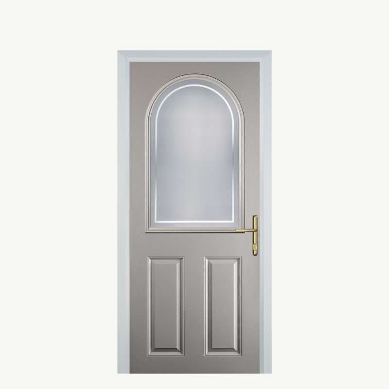 Door E 2 Panel 1 Arch Agate Grey Enfield image 0