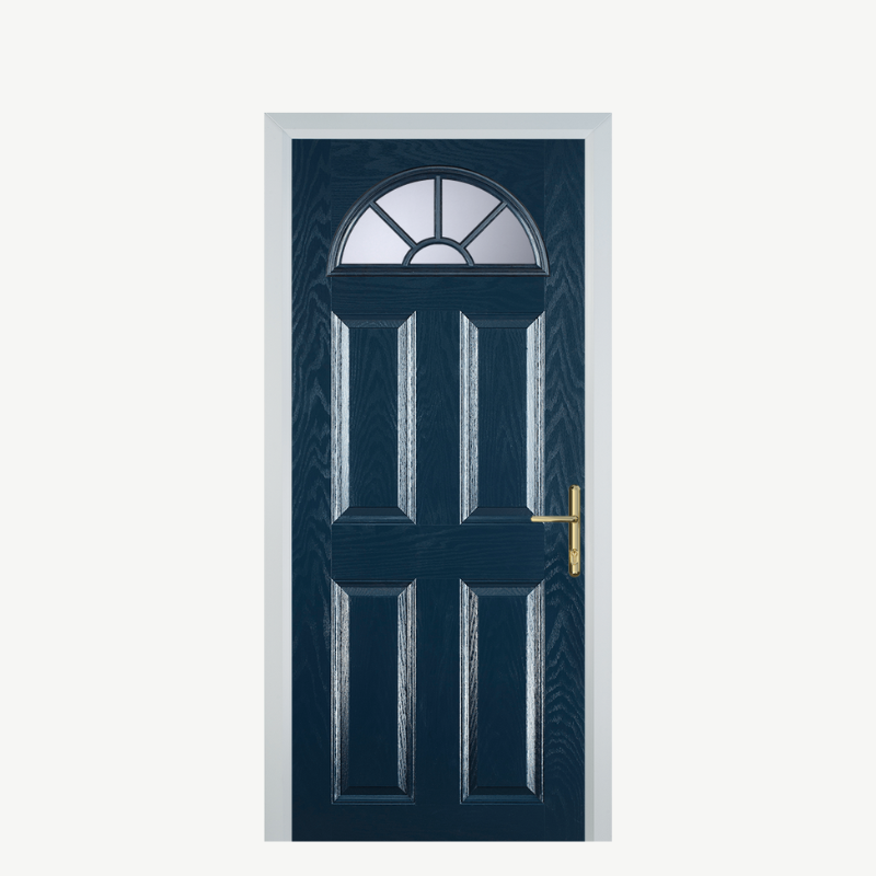 DoorJ 4 Panel 2 Sunburst Blue image 0