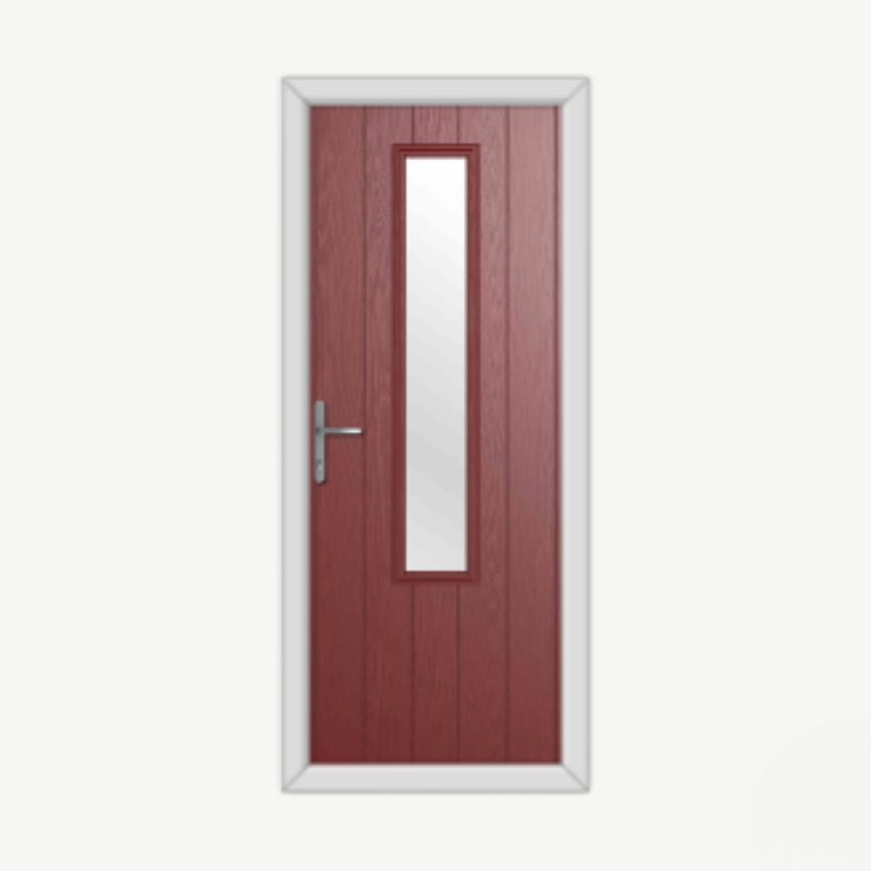 Abercorn Burgundy Composite Door image 0