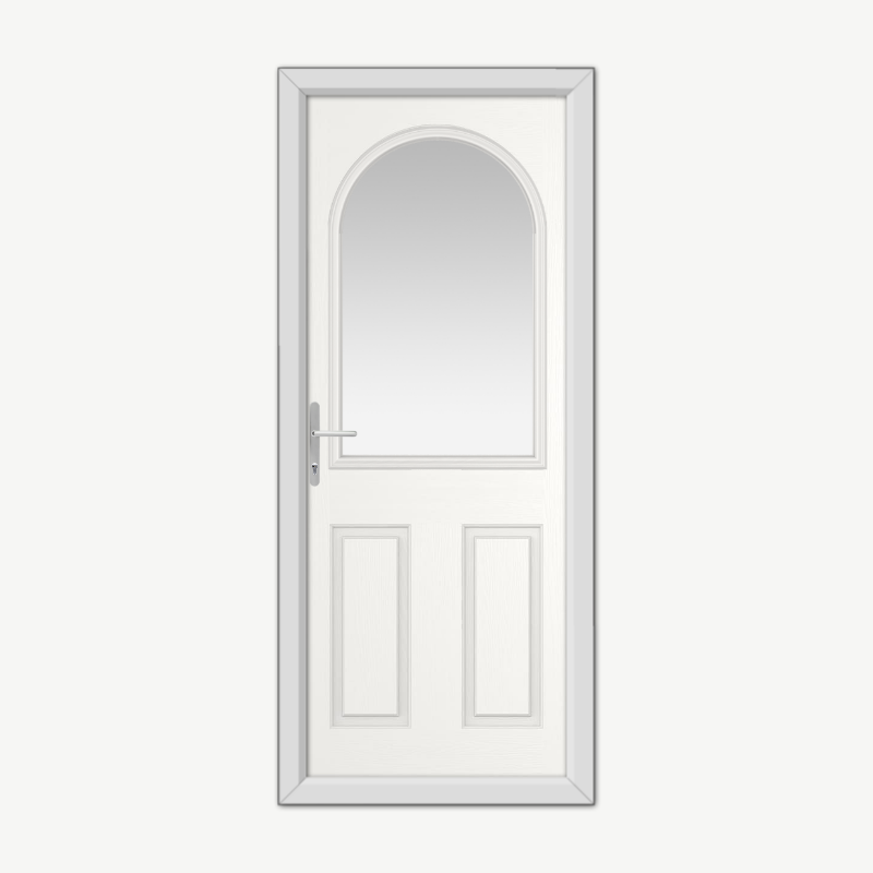 Grafton White Composite Door image 0