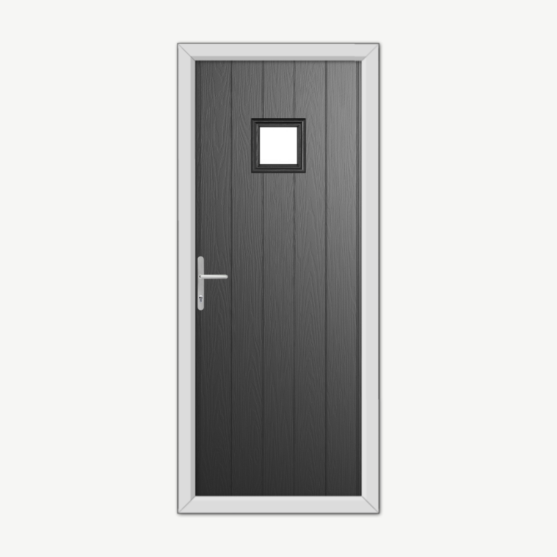 Brampton Black Composite Door image 0