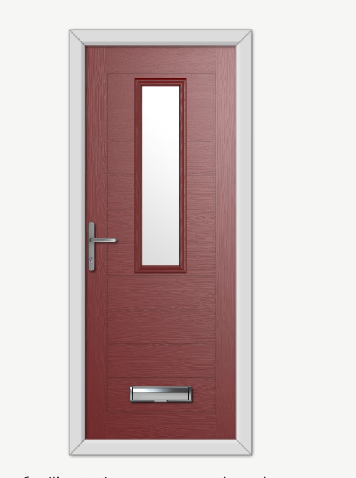 Westminster Red Composite Door image 0