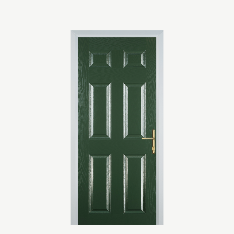 DoorH 6 Panel Green image 0
