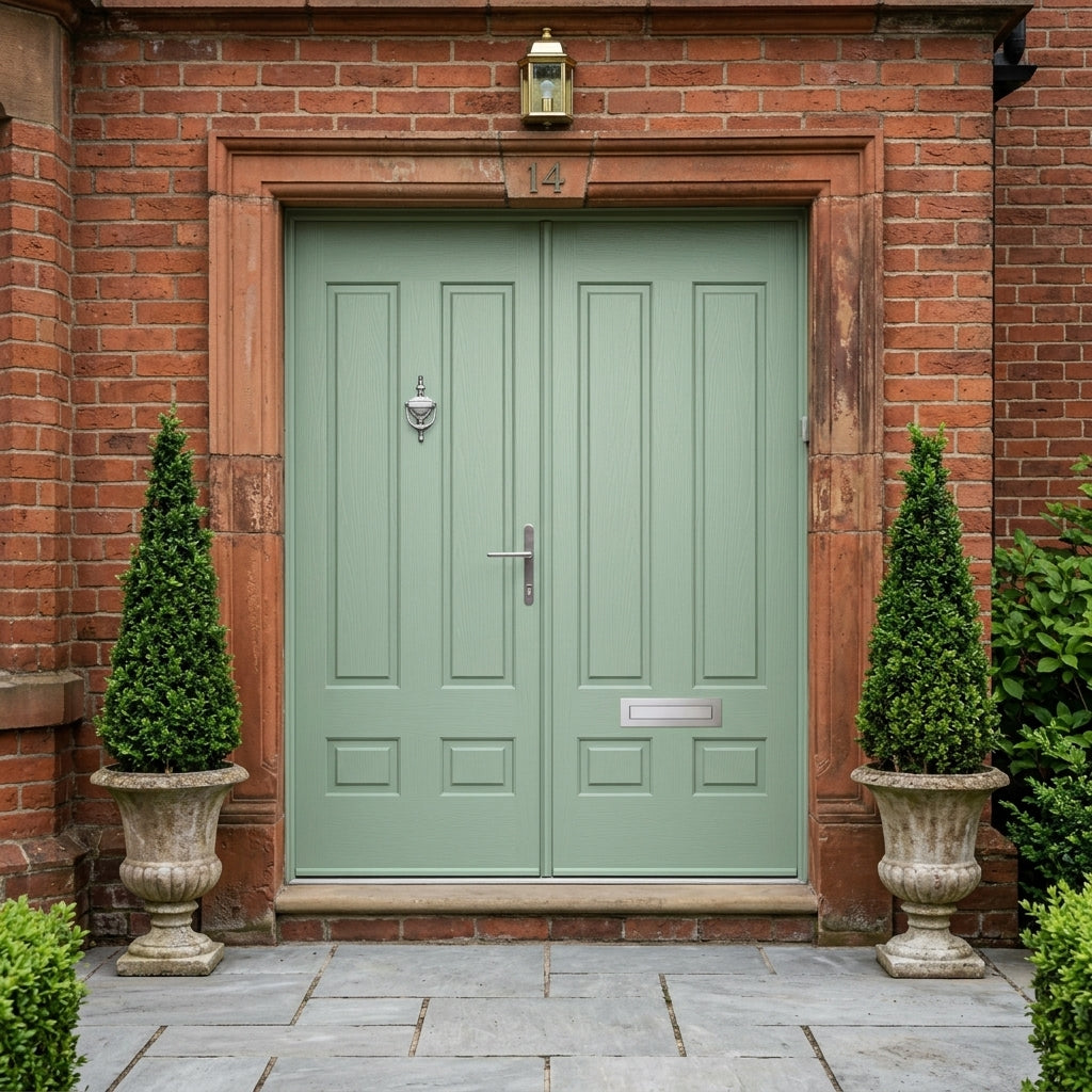 Composite French Doors — UK Residential Entrance | Generated by Modelize