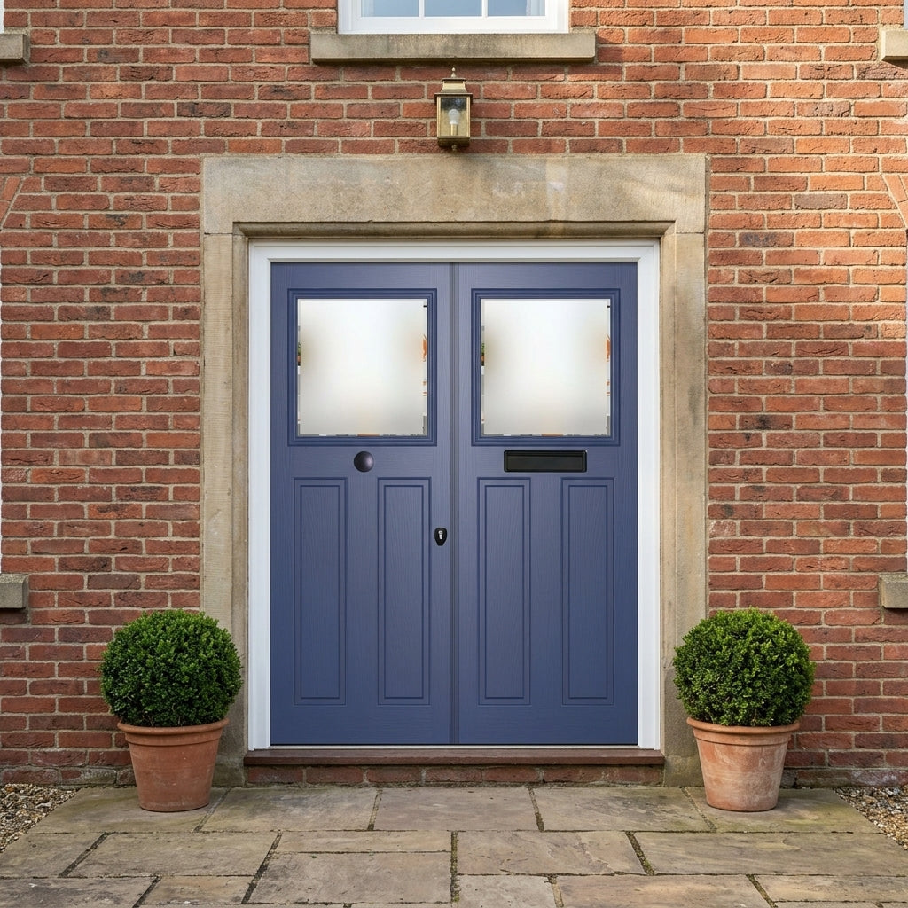 Composite French doors — UK Residential Entrance | Generated by Modelize