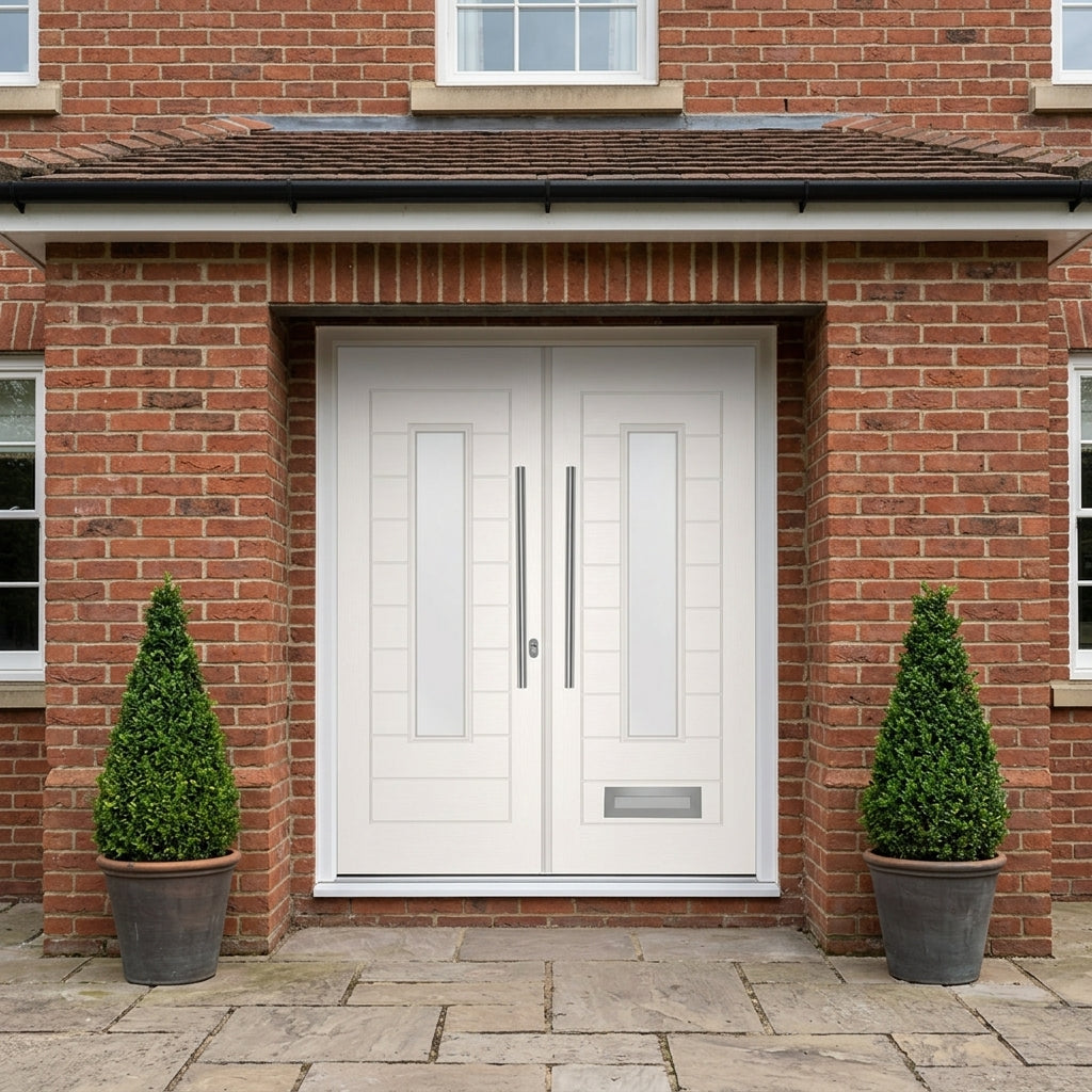Double Composite French Door — UK Residential Entrance | Generated by Modelize