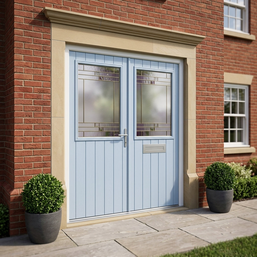 Double Composite French Door — UK Residential Entrance | Generated by Modelize