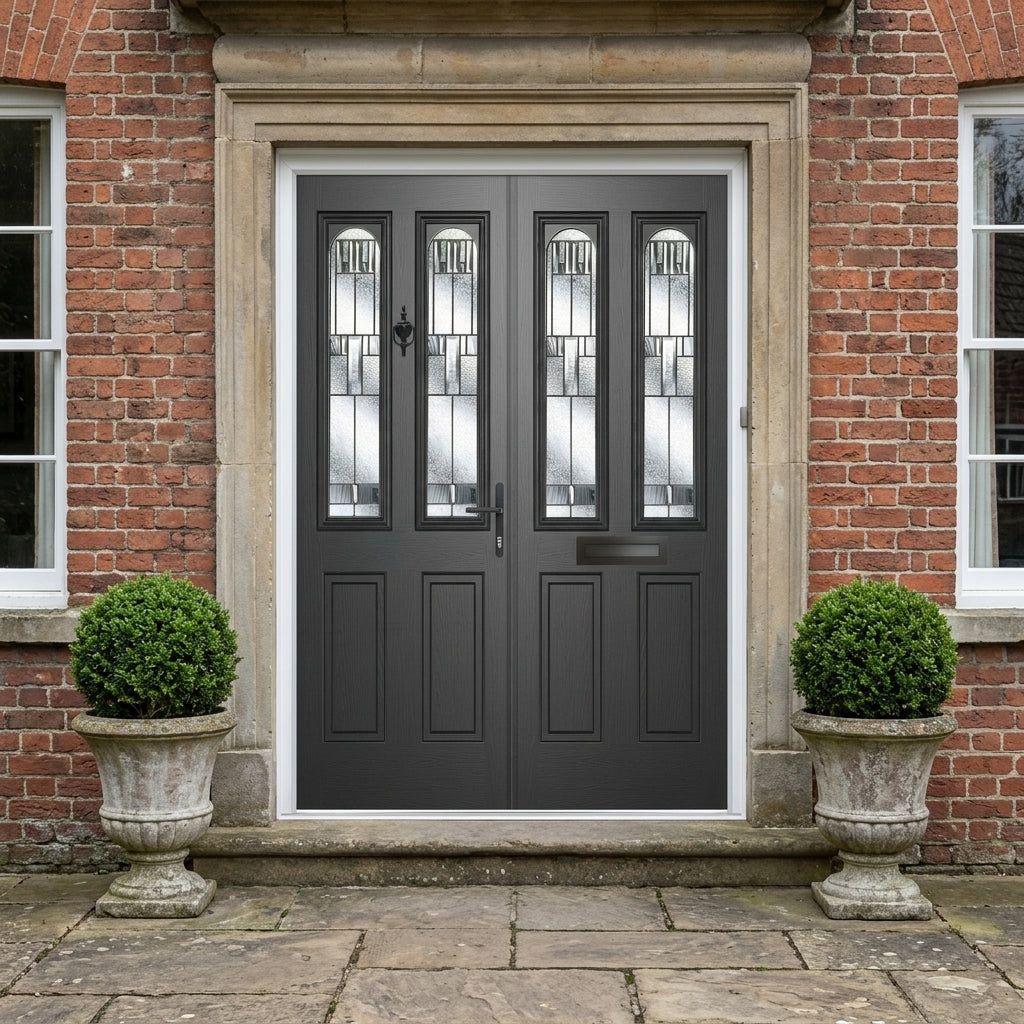 Composite French Door — UK Residential Entrance | Generated by Modelize