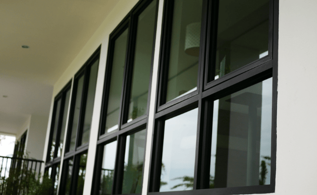 Aluminium Windows with Double Glazing